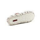 Rieker Lederpantolette rot, durchbrochen
