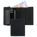 schwarze Tom Tailor Lederbörse Brieftasche
