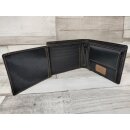 camel active Scheintasche Geldbörse Herrenbörse querformat, Leder schwarz black california