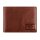 camel active Scheintasche Geldbörse Herrenbörse querformat, Leder mittelbraun cognac panama