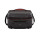 schwarzer Travelite Vector Hartschalenbeautycase mit rot abgesetzt, black