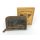 braune Vintage Geldbörse Fettlederbörse Reißverschluss Börse Antikleder