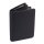 Lemondo Kartentasche Leder, RFID Ausleseschutz, schwarz mit roter Naht