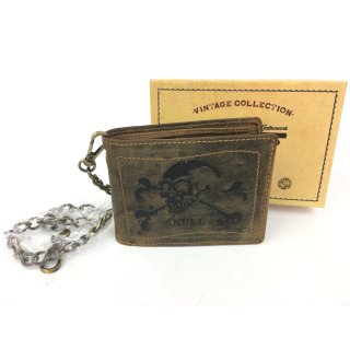 SN Greenburry Vintage Skull wallet Scheintasche