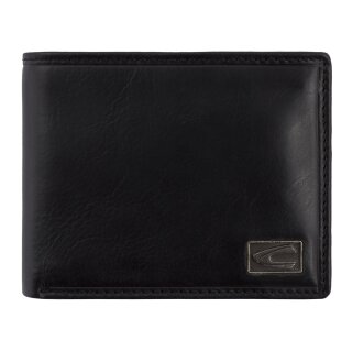 camel active Herrenbörse Lederbörse Jeansbörse schwarz black japan