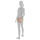 camel active Umhängetasche Damen – praktische Cross-Bag beige