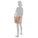 camel active Reißverschlusstasche Damentasche Umhängetasche  beige bari