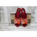 Helmut Trunte Damen Pantoffel Rot-orange, zehoffen 40