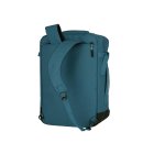 großer 35 Liter Rucksack Reisetaschen-Kombi Travelite KICK OFF Handgepäck, Petrol