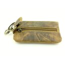 Leder Schlüsseltasche Vintage mit zwei Ringen und...