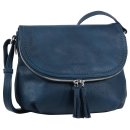Tom Tailor LARI, Reißverschlusstasche mit langem Gurt M, blau