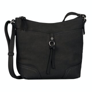 Tom Tailor Handtasche Schultertasche Damentasche schwarz black imeri