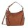 Tom Tailor Handtasche Schultertasche Damentasche mittelbraun cognac caia