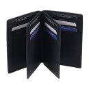 Kartenmappe Leder schwarz – Ausweis- und...
