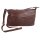 Leder Damen Handtasche braun – Schultergurt lang und verstellbar