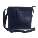 Lemondo Damen Lederhandtasche dunkelblau mit Schulterriemen