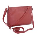 Damen Handtasche rot mit langem verstellbarem Tragegurt