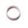 Keramik Ring halbrund rosa 7 mm #70