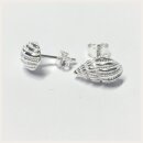 kleine Muscheln als Ohrstecker 925 Silber