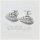 kleine Muscheln als Ohrstecker 925 Silber