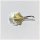 bicolor Ginko Anhänger in 925 Silber vergoldet