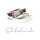 Ohrringe eckige Silbercreolen schmal und poliert 925/- Sterling Silber rhod