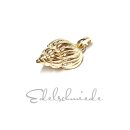 kleine Muschel als Kettenanhänger in 333/- Gelbgold