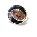 moderner Ring 925 Silber mit Opal im Muttergestein UNIKAT...