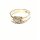 feiner Goldring in 585/- Gelbgold mit Brillant 0,1ct #54
