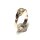 feiner Goldring in 585/- Gelbgold mit Brillant 0,1ct #54
