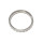 gemusterter Ring in Edelstahl - mattiert #64