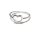 schmaler Ring in 925 Silber mit Herzmotiv #55