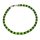 tolle Häkelkette grün farbverlauf mit 925 Silber Verschluß 43 cm Handarbeit