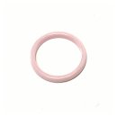 edler Keramik BandRing halbrund rosa 3 mm #58