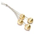 Kugelcollier aus 925 Sterlingsilber rhodiniert und...