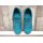 Andrea Conti Damen Schnürer türkis mit Gummisenkel und seitlichem Reißverschluß, herausnehmbare Innensohle