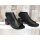 remonte Damen Sandale schwarz, hochgeschlossen , roter 3,5 cm Absatz