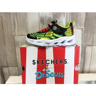 Skechers Kinder Halbschuh Dr. Seuss Grinch mit Licht und Klettverschluss