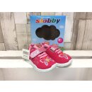 slobby Kinder Klettschuh pink mit Schmetterling für...