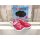 slobby Kinder Klettschuh pink mit Schmetterling für Mädchen