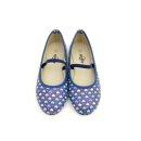 slobby Kinder Ballerina blau mit bunten Herzchen