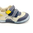 Magnus Kletthabschuh beige/blau