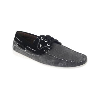 hübscher Magnus Textilslipper schwarz