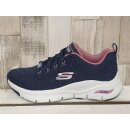 Skechers Damen Sneaker Arch Fit Glee For All blau pink