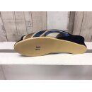 Trunte Damen Keil-Pantoffel marine-bunt