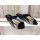 Trunte Damen Keil-Pantoffel marine-bunt