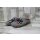 Manitu Damen Pantoffel grau mit schwarzer Katze