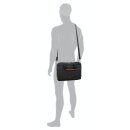 camel active Businesstasche / Arbeitstasche / Aktentasche schwarz black city
