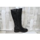 Remonte Damen Stiefel schwarz mit zwei Zierschnallen