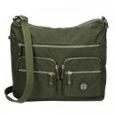 grüne Reißverschlusstasche mit 2...